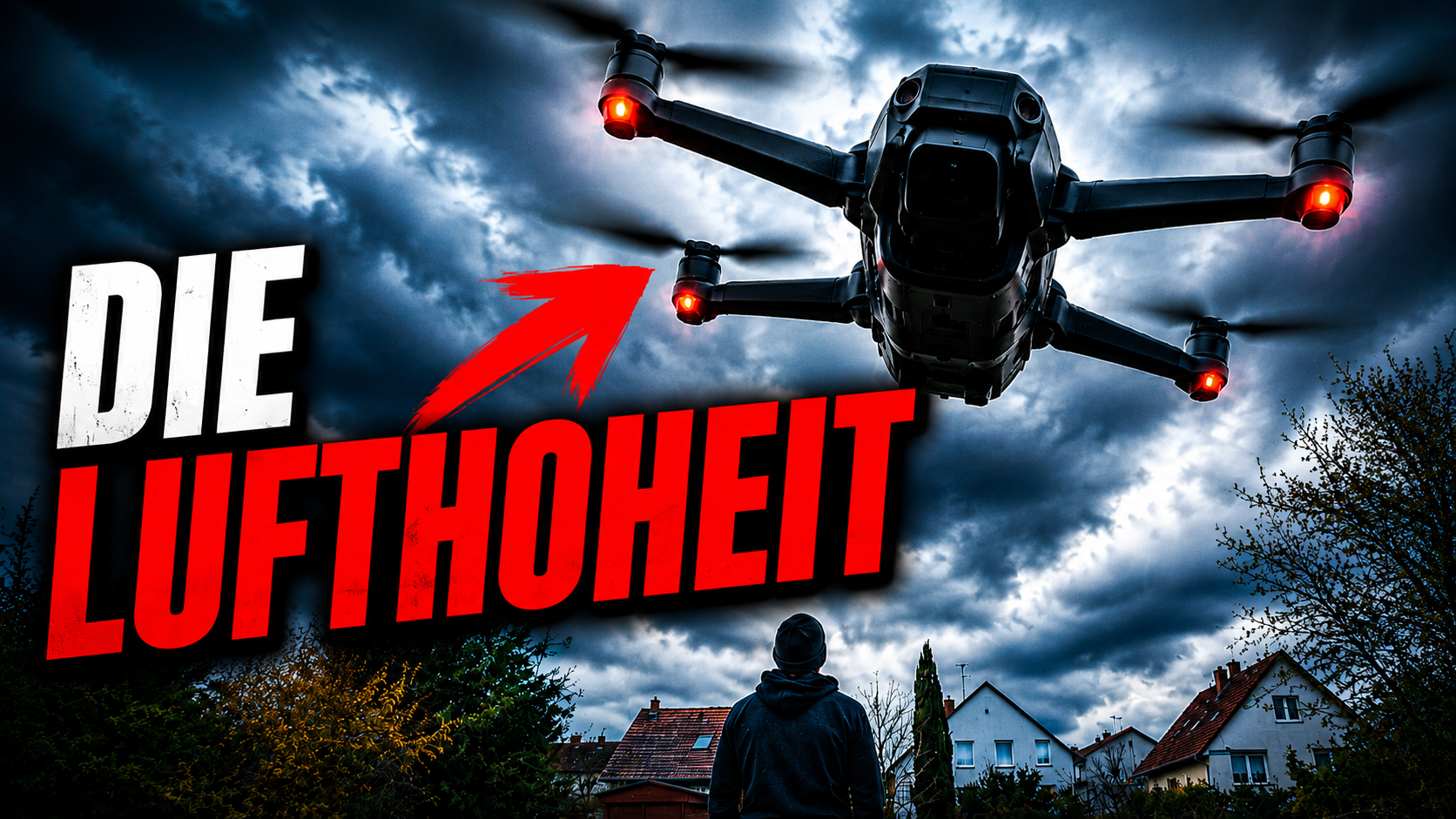 Drohne am Himmel